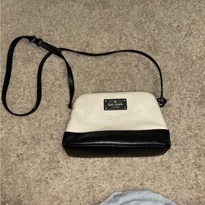 Kate Spade Black and White Crossbody Bag